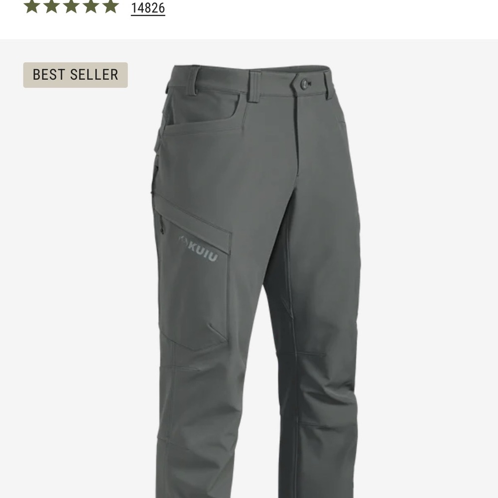 KUIU Gray Attack Pants